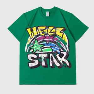 Hellstar Graphic T-Shirt Green | Buy Hellstar Graphic T-Shirt Green Online | Where To Buy Hellstar Graphic T-Shirt Green Online