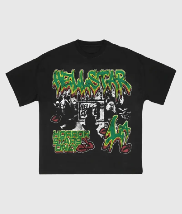 Hellstar Horror Stars Onzy T-Shirt | Buy Hellstar Horror Stars Onzy T-Shirt Online | Where To Buy Hellstar Horror Stars Onzy T-Shirt