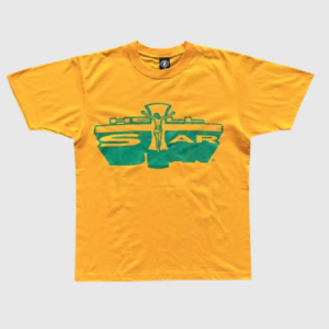 Hellstar T-Shirt Jesus Emblem Yellow | Buy Hellstar T-Shirt Jesus Emblem Yellow Online | Where To Buy Hellstar T-Shirt Jesus Emblem Yellow