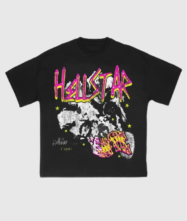 Hellstar T-Shirt Lost Stars Black | Buy Hellstar T-Shirt Lost Stars Black Online | Where To Buy Hellstar T-Shirt Lost Stars Black Online