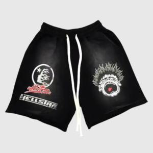 Hellstar Vintage Shorts Black | Buy Hellstar Vintage Shorts Black Online | Where To Buy Hellstar Vintage Shorts Black | Hellstar Vintage Shorts For Sale