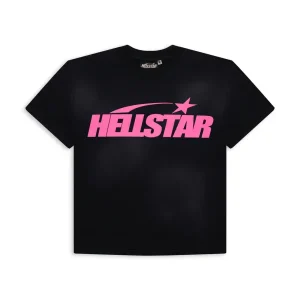 Buy Hellstar Classic T-shirt (Black-Pink)