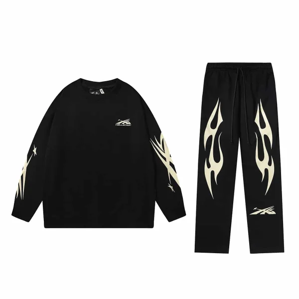 Hellstar Black Crewneck Sweatsuit